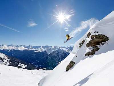 Freeride-Action in Kappl © TVB Paznaun - Ischgl