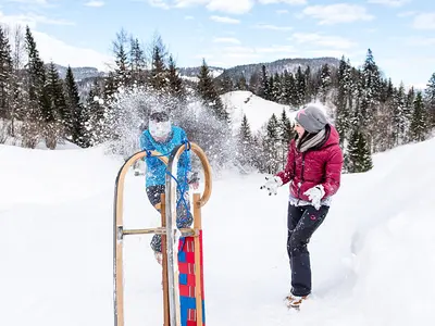 Rodelspaß in Kirchdorf © Gerdl Franz / St. Johann in Tirol