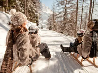 Rodeln im Skigbiet Lermoos-Grubigstein © Berglifte Giselher Langes GesmbH & Co. KG