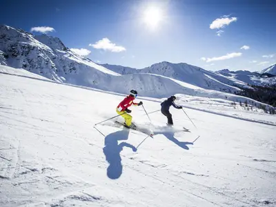Skifahren in Fendels © Kaunertaler Gletscherbahnen / Daniel Zangerl