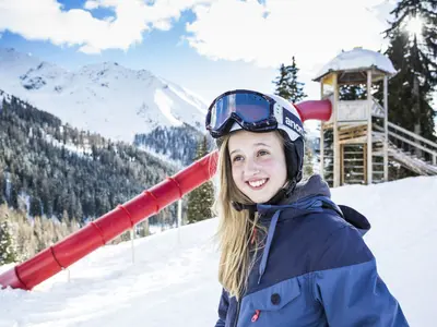 Spielplatz im Skigebiet Fendels © Kaunertaler Gletscherbahnen / Daniel Zangerl