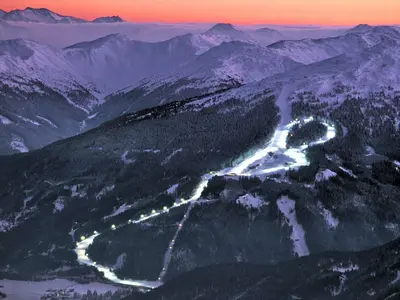 Nachtskilauf an der Bergeralm © Bergeralm