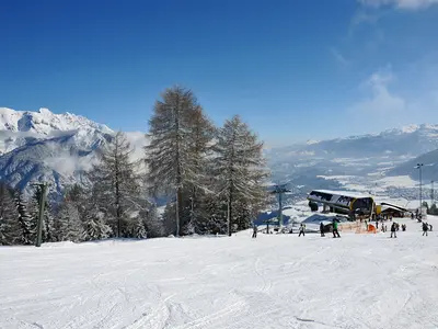 Blick ins Skigebiet Ranggerköpfl © Bergbahnen Oberpfuss