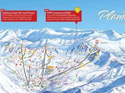 Pistenplan Planneralm