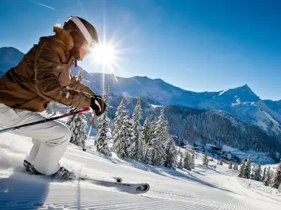 Skifahren auf der Naturschneepiste © Tom Lamm / Planneralm KS