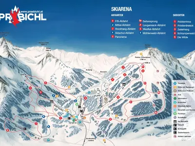 Pistenplan Präbichl