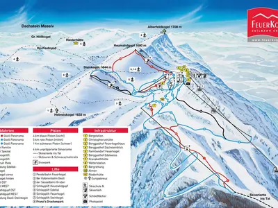 Pistenplan Feuerkogel