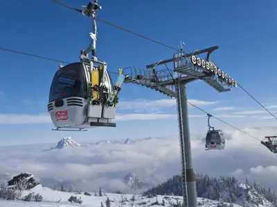 Gondelbahn im Skigebiet Feuerkogel © TTG