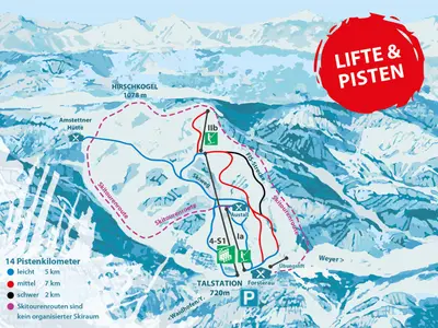Pistenplan Forsteralm