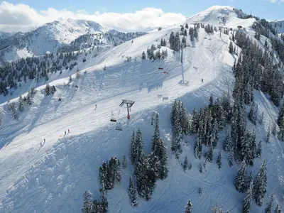 Blick auf die Abfahrt der Riesneralm © Schladming-Dachstein.at/Petz