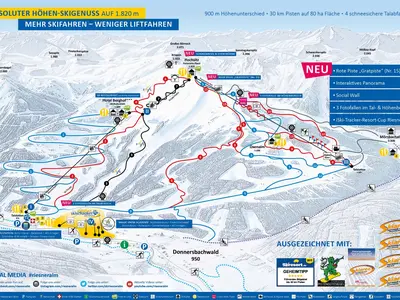 Pistenplan Riesneralm