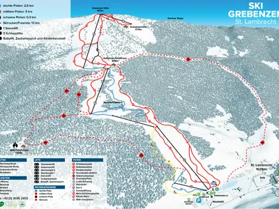 Pistenplan Grebenzen