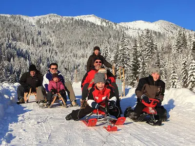 Rodelpartie © Heutal Lifte