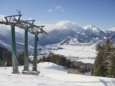 Panoramablick von der Wetterstein-Abfahrt © Ehrwalder Wettersteinbahnen
