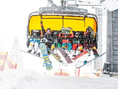 Die kindersichere 6er Sesselbahn Sunracer © Ehrwalder Wettersteinbahnen