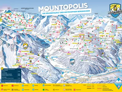 Pistenplan Mayrhofen - Zillertal