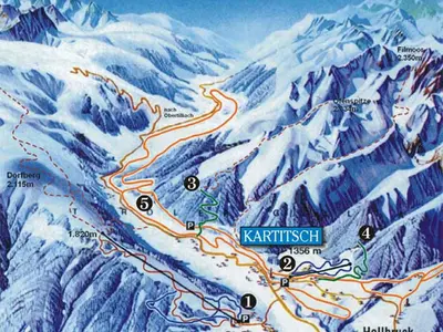 Pistenplan Kartitsch