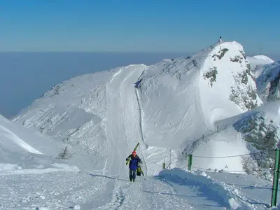 Weg zur Skipiste © Untersbergbahn