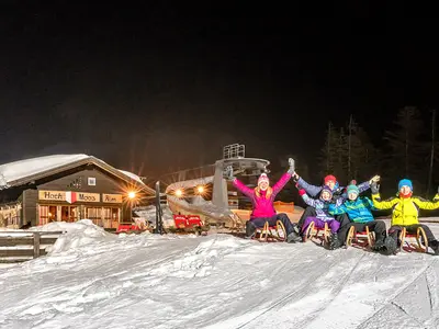 Rodelspaß in Leutasch in Leutasch © Region Seefeld, Stefan Wolf