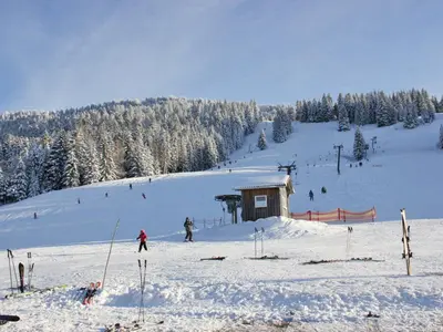 Piste im Skigebiet Hochlitten © Skilifte Hochlitten