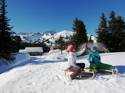 Rodelspaß in Hohentauern © Tourismusverband Hohentauern / Herbert Raffalt