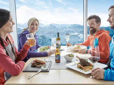 Gipfel-Restaurant © Gletscherbahnen Kaprun AG