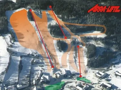 Pistenplan Arra-Lifte Harmanschlag