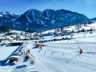 Der Übungslift Goldegg eignet sich toll für Kinder und Skianfänger © Fotografie Moser