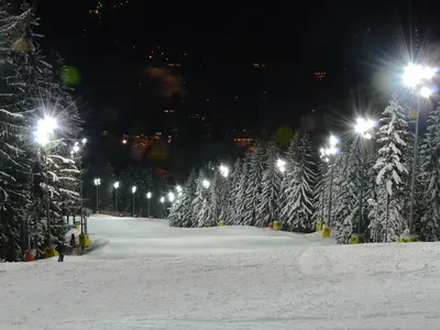 Nachtpiste im Skigebiet Semmering © Semmering-Hirschenkogel Bergbahnen