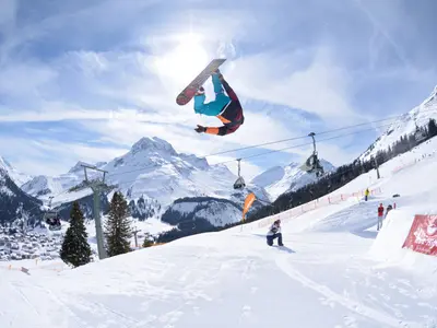 Snowpark Lech Zürs © emotionpics / Höltmann Bernhard