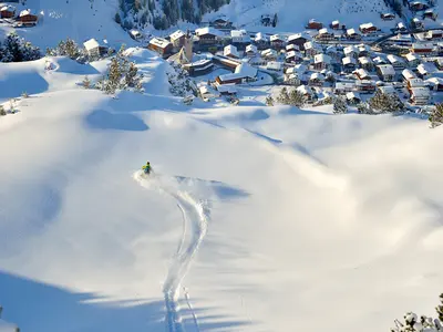 Freeriden in Lech Zürs © Lech Zürs Tourism by Sepp Mallaun