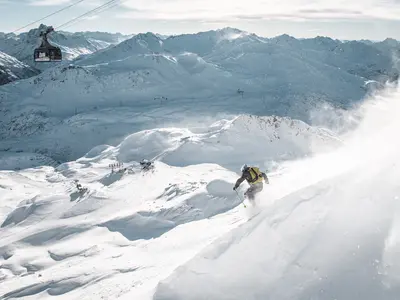 Skifahren am Arlberg © Arlberger Bergbahnen - Ski Arlberg