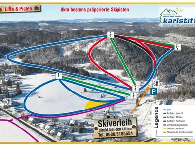 Pistenplan Aichelberglifte Karlstift