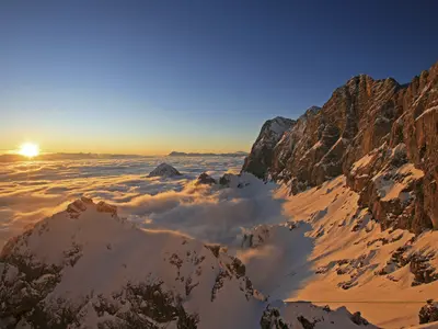 Das Dachsteinmassiv im Winter © Schladming-Dachstein.at / Raffalt