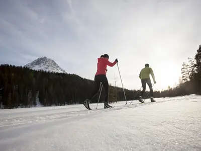 Langlaufen am Mutzkopf © TVB Tiroler Oberland-Nauders / Martin Lugger