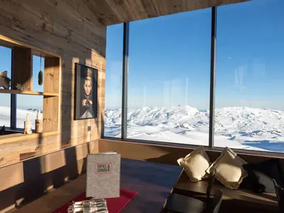 Restaurant mit Blick auf den Gottesacker © Oberstdorf/Kleinwalsertal Bergbahnen