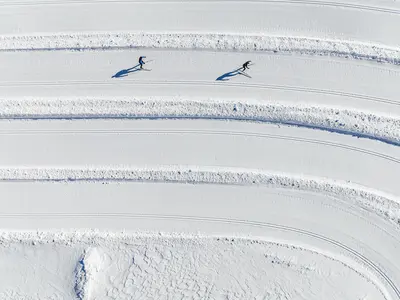 Langlaufen am Schnalstaler Gletscher © wisthaler.com / Alpin Arena Schnals
