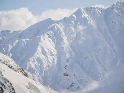 Mit der Gondel geht es hoch hinaus © Schnalstal / Harald Wisthaler
