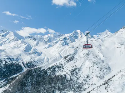 Gletscherbahn in der Alpin Area Schnals © Schnalstal / Harald Wisthaler