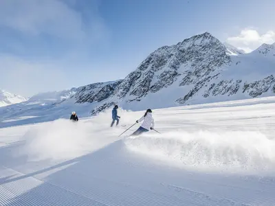 Perfekte Pisten am Schnalstaler Gletscher © Schnalstal / Harald Wisthaler