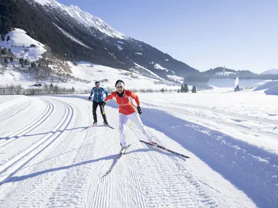 Paar bei Langlaufen in Ratschings © Sterzing-Ratschings (Alex Filz)