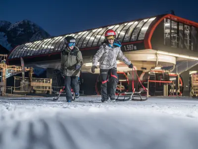 Abendliches Rodeln am Klausberg © Filippo Galluzzi