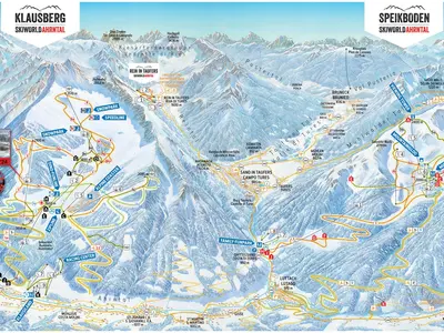 Pistenplan Klausberg