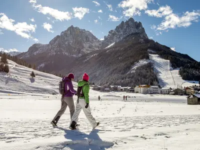 Winterwandern im Fassatal © Archivio Immagini ApT Val di Fassa / Mattia Rizzi