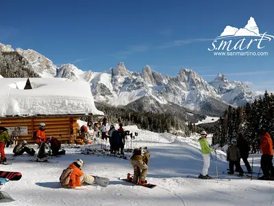 Hütte im Skigebiet San Martino © San Martino