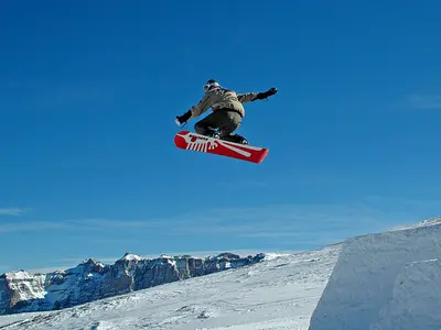 Snowboard-Freestyle in Folgarida © Archiv: Tourismusverband Val di Sole
