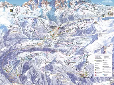 Pistenplan Folgarida Marilleva