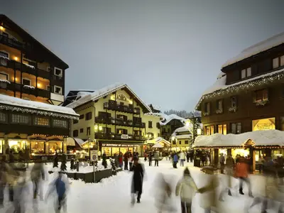 Blick in den Ort Madonna di Campiglio © C. Baroni