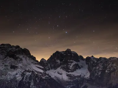 Nachthimmel über Madonna di Campiglio © Schneemenschen GmbH