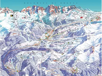 Pistenplan Madonna di Campiglio